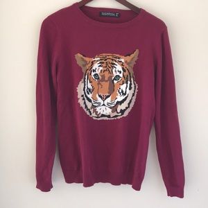 Fun tiger Sugarhill Boutique Sweater!